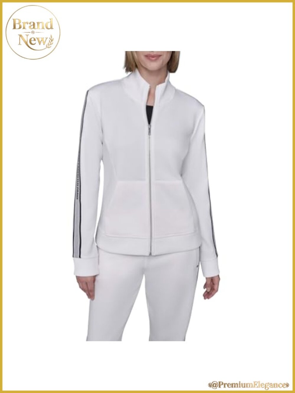 Long Sleeve Athleisure Scuba Jacket Zip Up Casual Fall Layer